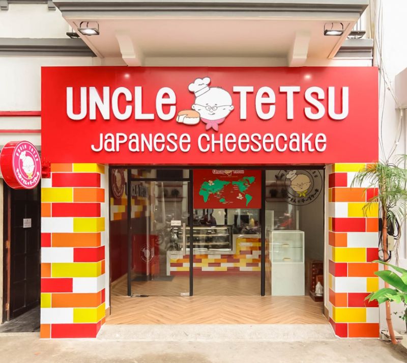 mặt tiền cửa hàng Uncle Tetsu's Cheesecake